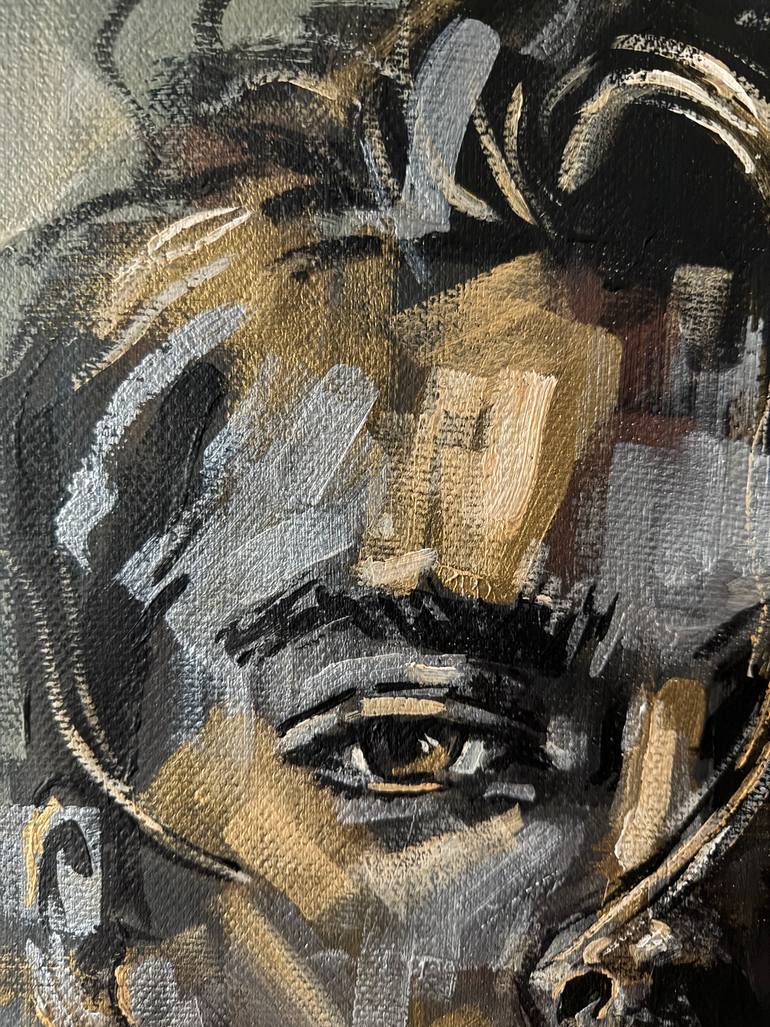 Original Portraiture Men Painting by Emmanouil Nanouris