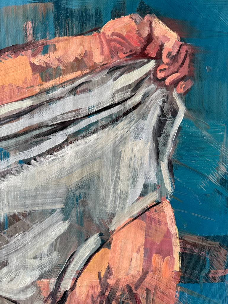 Original Figurative Men Painting by Emmanouil Nanouris