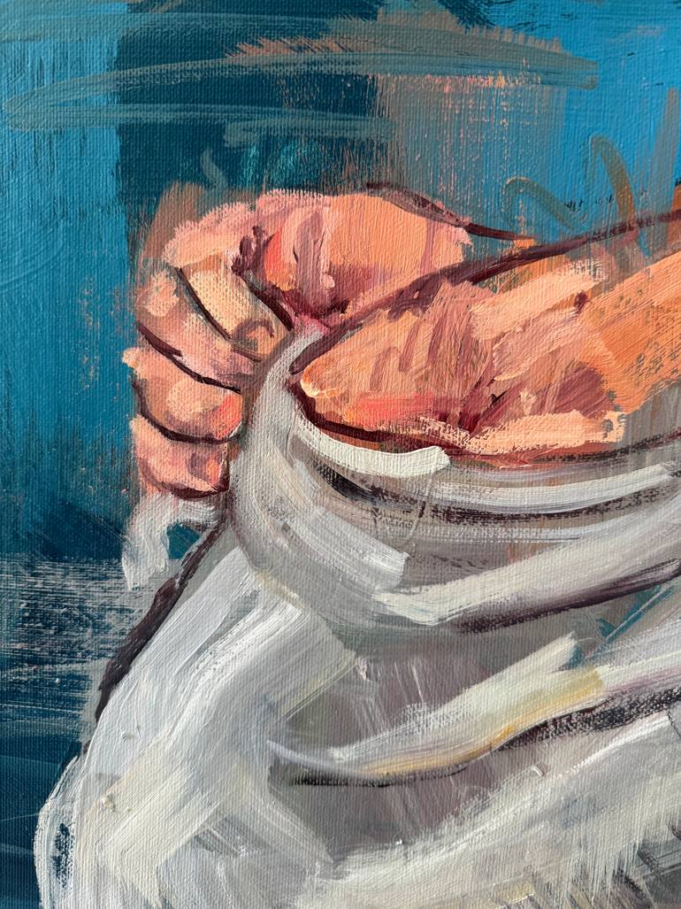 Original Figurative Men Painting by Emmanouil Nanouris