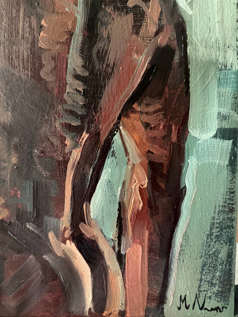 Original Figurative Nude Painting by Emmanouil Nanouris