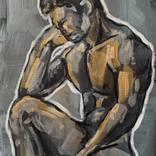 Nude Male torso by EMMANOUIL NANOURIS