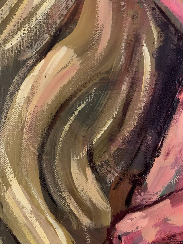 Original Contemporary Women Painting by Emmanouil Nanouris