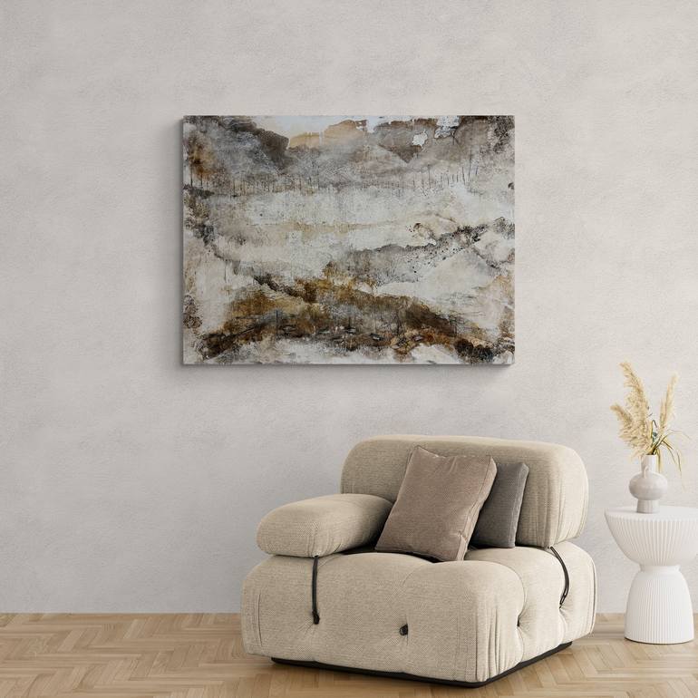 Original Abstract Expressionism Abstract Painting by Helena Palazzi