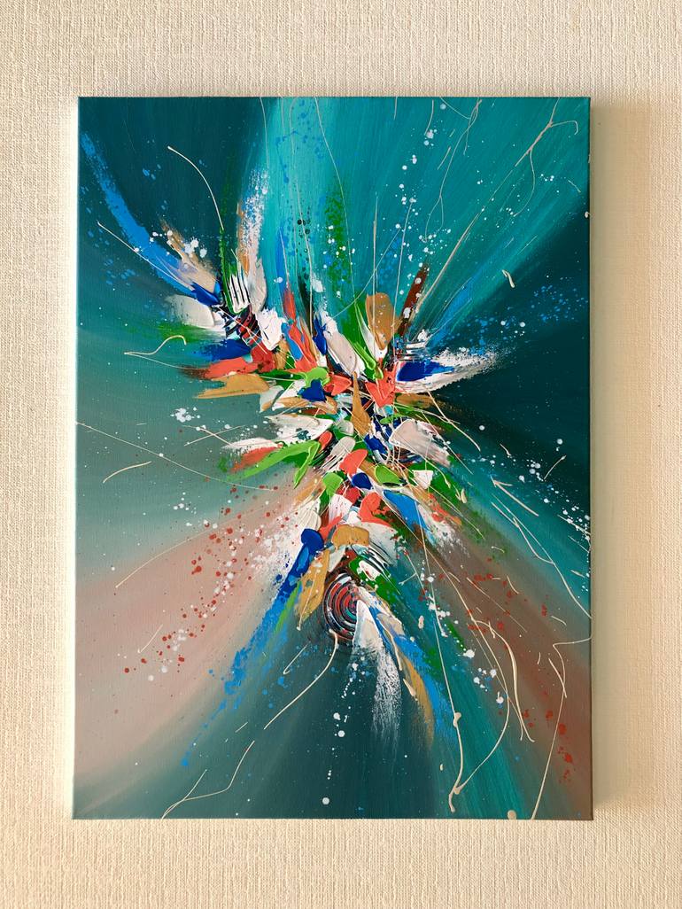 Original Modernism Abstract Painting by Yuliia Kiselova