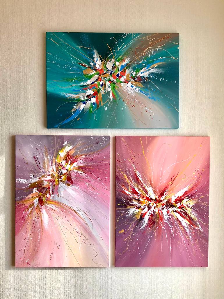 Original Modernism Abstract Painting by Yuliia Kiselova