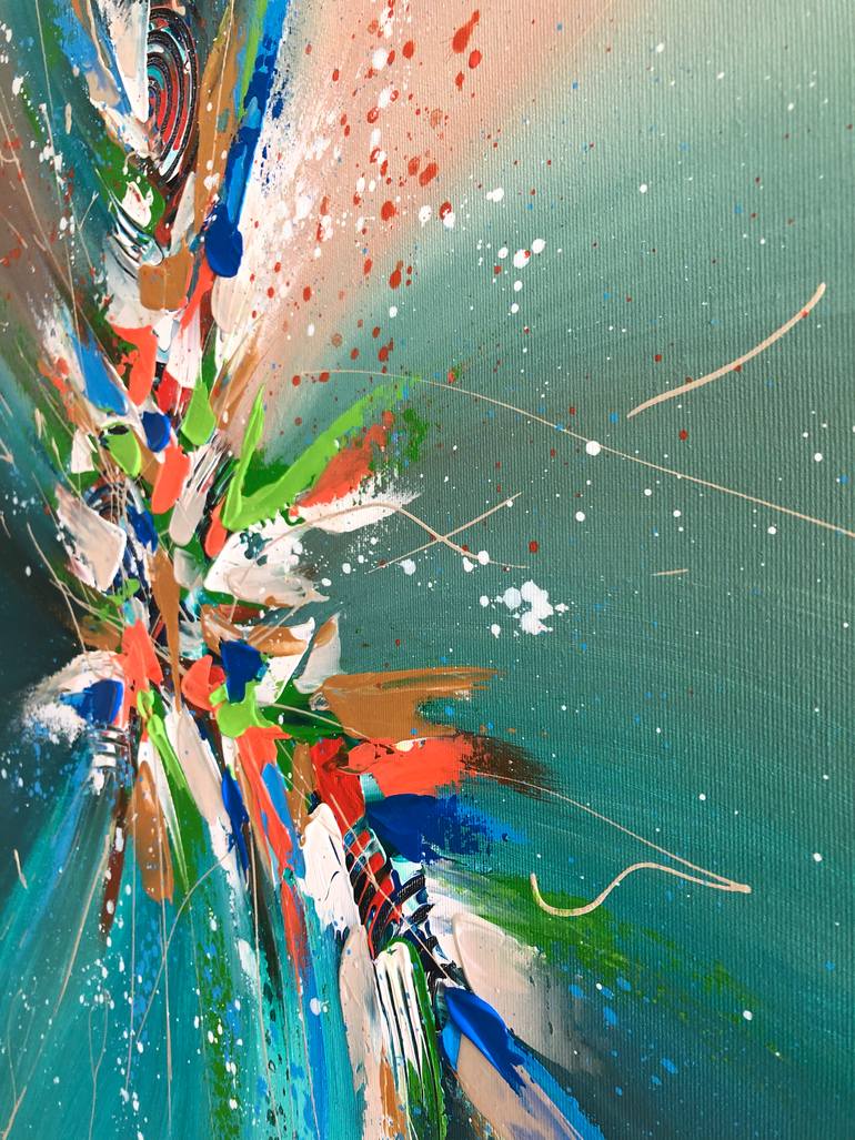 Original Modernism Abstract Painting by Yuliia Kiselova