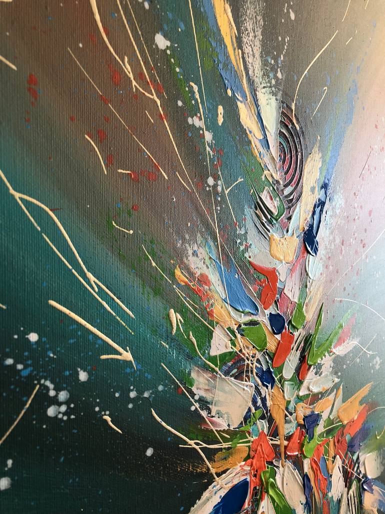 Original Modernism Abstract Painting by Yuliia Kiselova