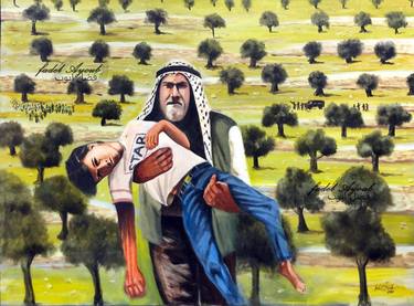 Original Politics Paintings by fadel ayoub