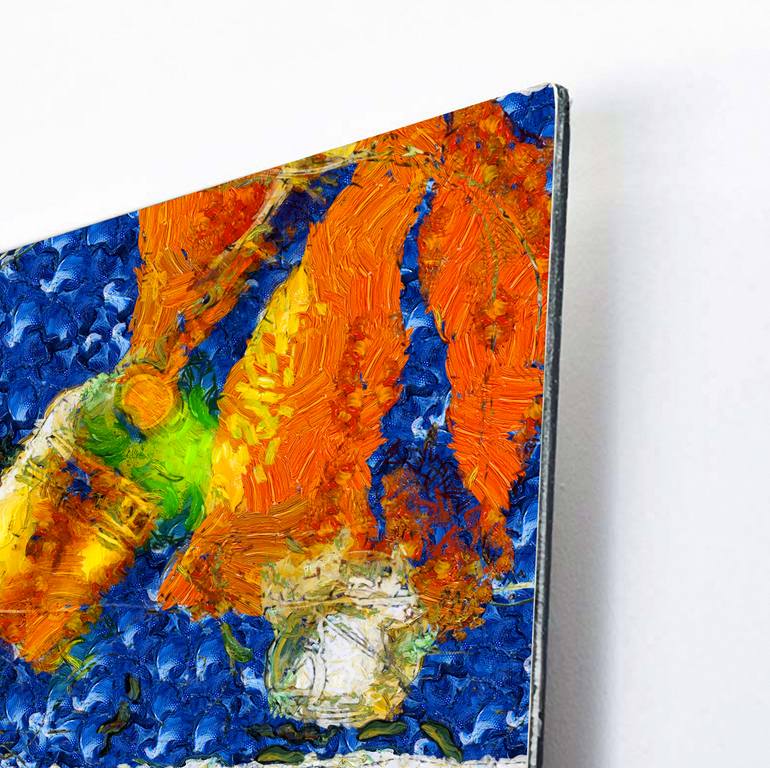 Original Abstract Expressionism Abstract Painting by Ryan Muhjani