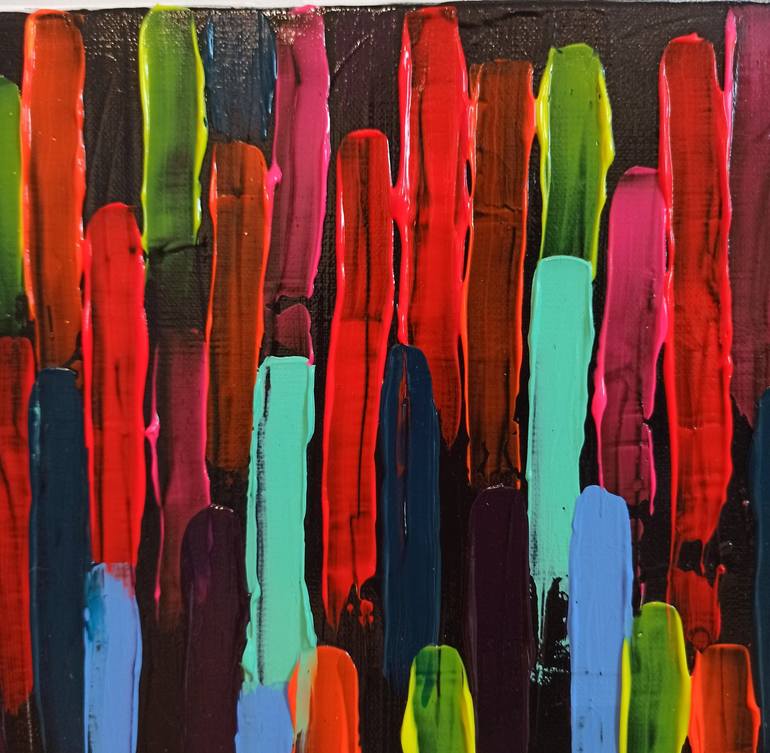 Original Abstract Painting by Delphine Dessein