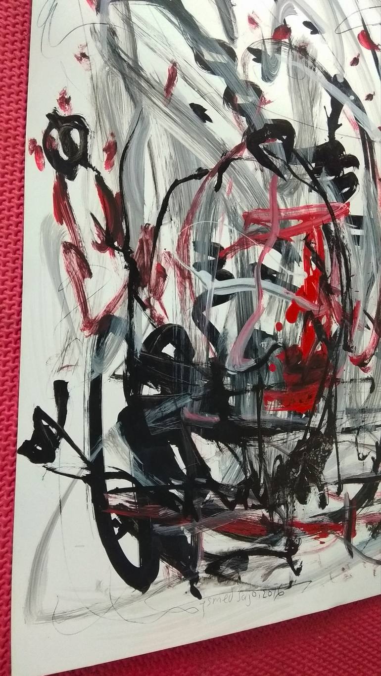 Original Abstract Painting by Ismed Sajo