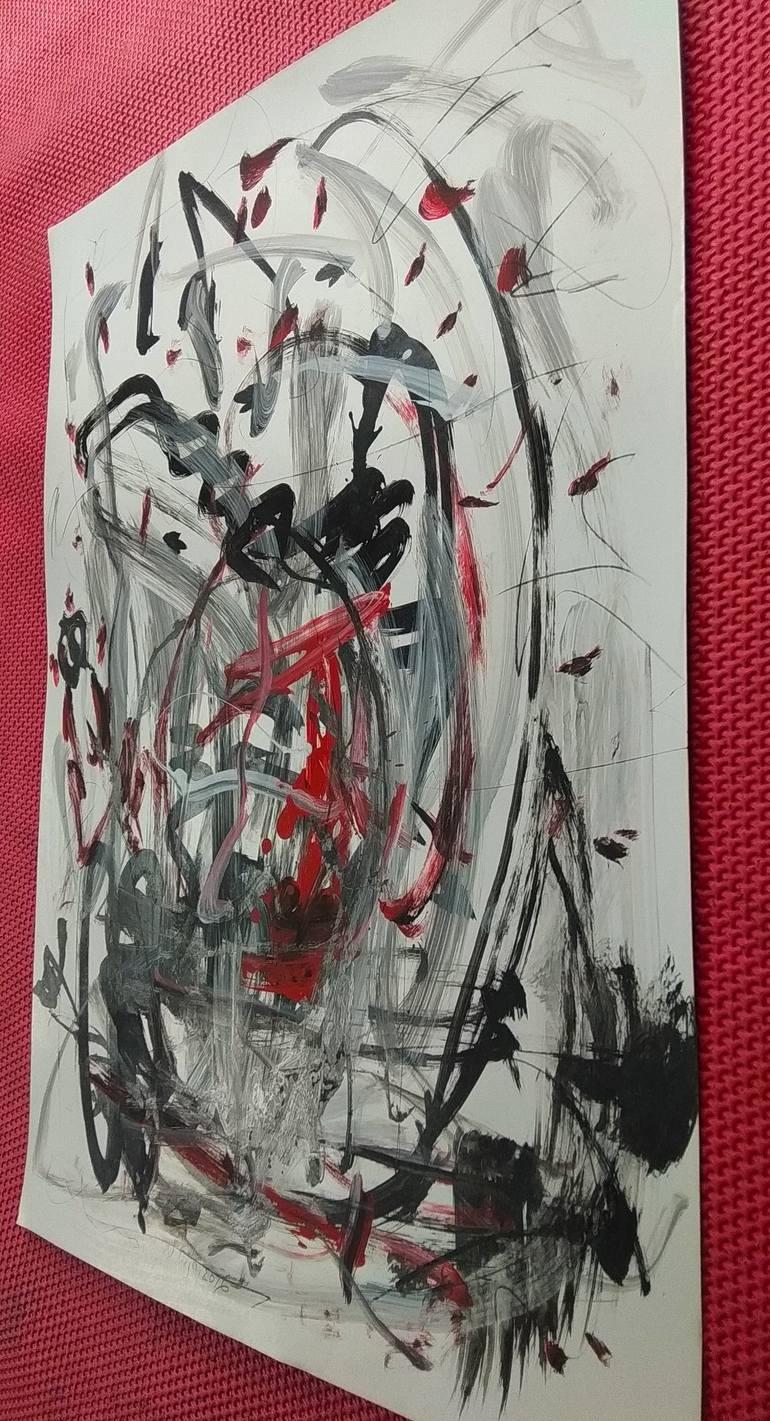 Original Abstract Painting by Ismed Sajo