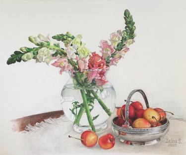 Print of Fine Art Still Life Paintings by Irina Serebrianskaya