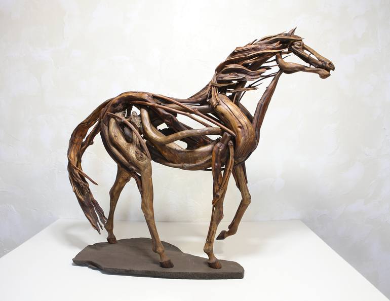 Original Contemporary Animal Sculpture by Mykola Kaftan