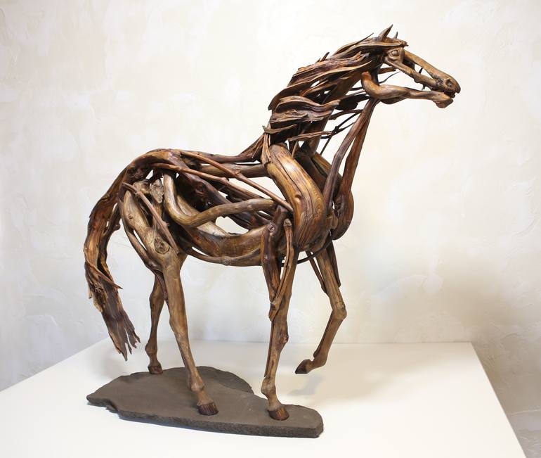 Original Contemporary Animal Sculpture by Mykola Kaftan