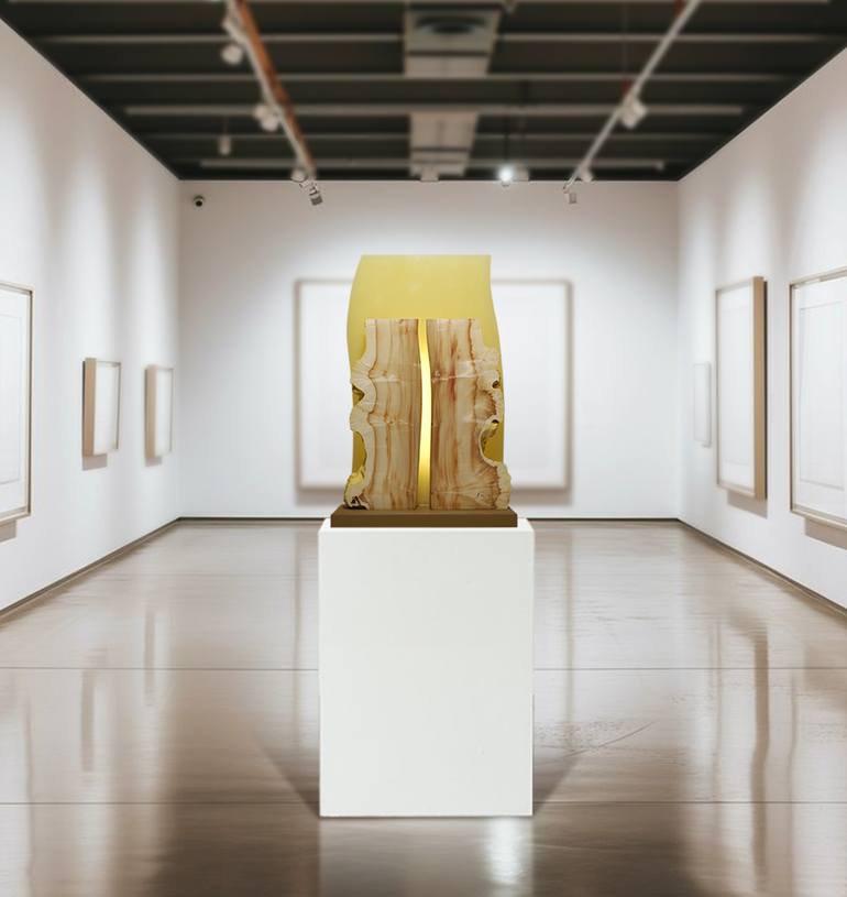Original Conceptual Abstract Sculpture by Mykola Kaftan