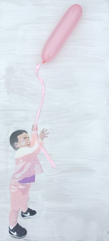 Original Street Art Children Painting by Maya Maya