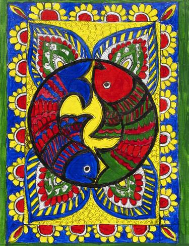 Print of Folk World Culture Paintings by Ragini Prasad