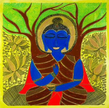 Original Art Deco Culture Painting by Ragini Prasad