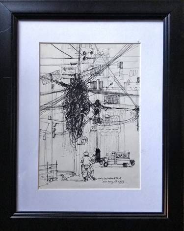 Print of Contemporary Architecture Drawings by Sanjeet Maharjan