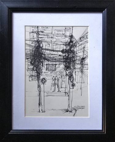 Print of Fine Art Architecture Drawings by Sanjeet Maharjan