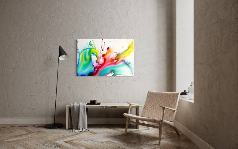 Original Abstract Animal Painting by Miriam Smidt