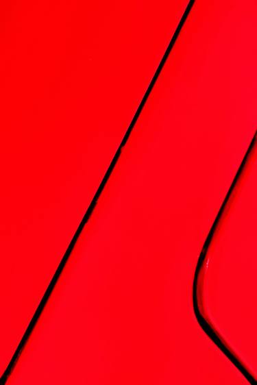 Red Curve and Diagonal Vintage Car thumb