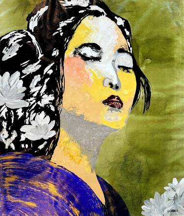 Original Art Deco Women Paintings by Giovanah Faraco