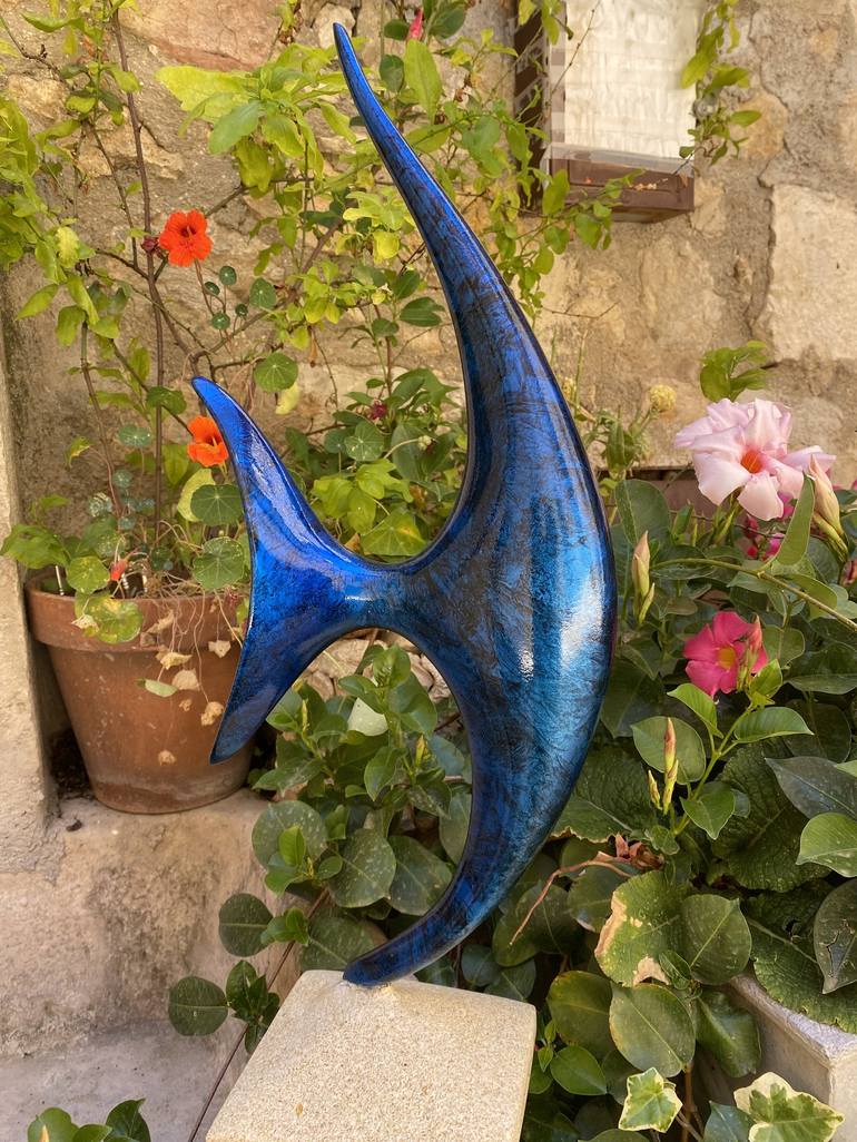 Original Fish Sculpture by Marc Renaut