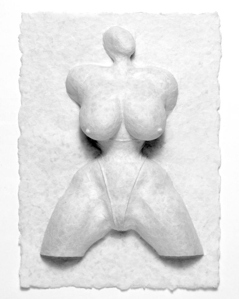 Primitive shape   woman1 Relief - Print