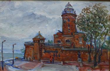 Original Impressionism Architecture Paintings by Dmutro Myliarchuk