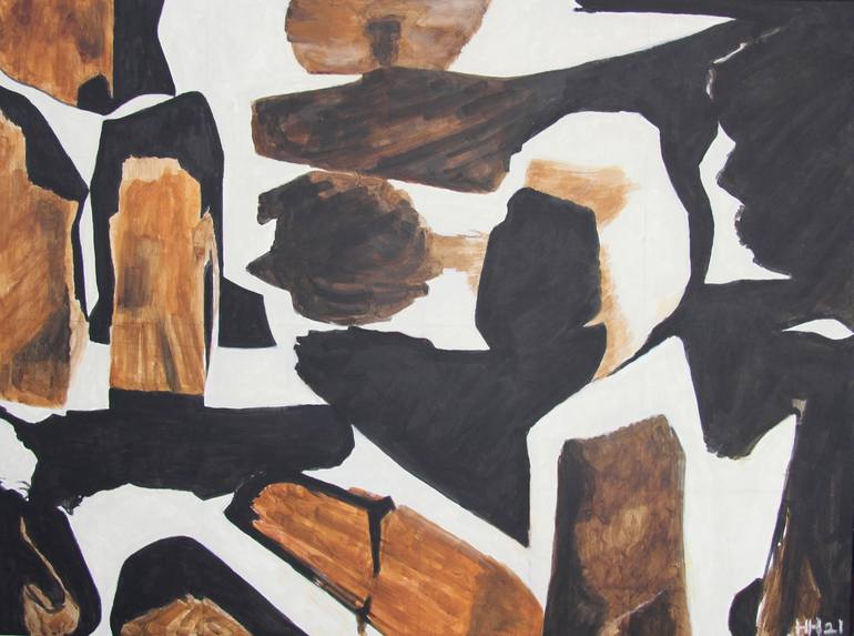 Print of Expressionism Abstract Paintings by Hugh Hatfield