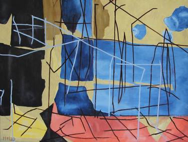 Original Expressionism Abstract Paintings by hugh hatfield