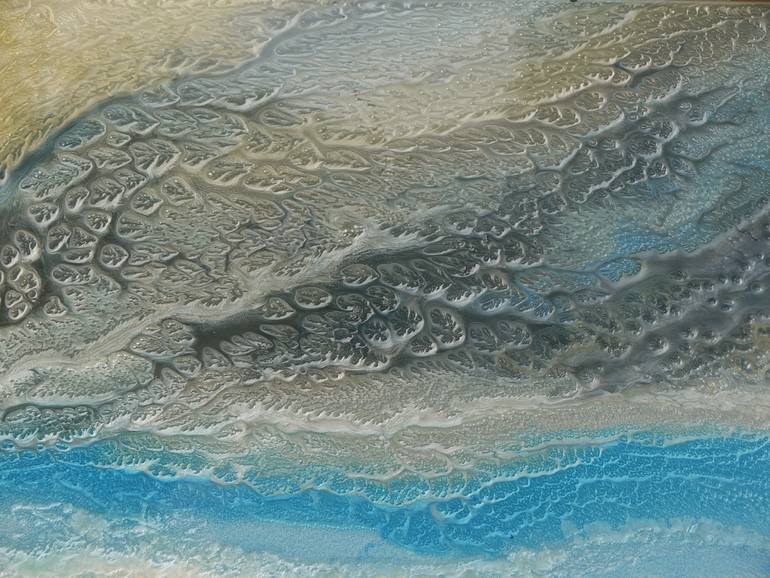 Original Abstract Expressionism Landscape Painting by Lia Melia