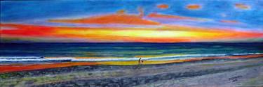 Torrey Pines Beach at Sunset thumb