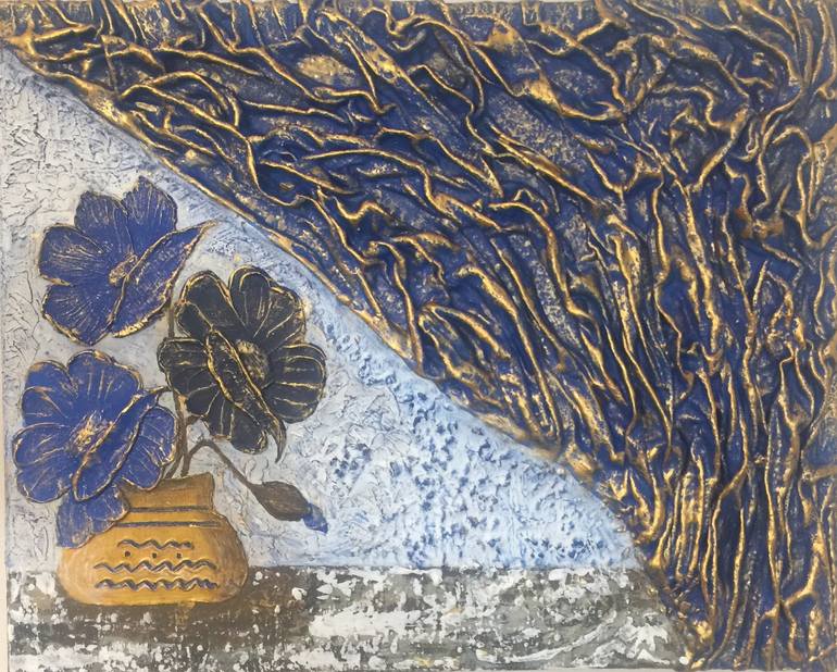Print of Abstract Expressionism Abstract Painting by Gulnar Buralkhiyeva