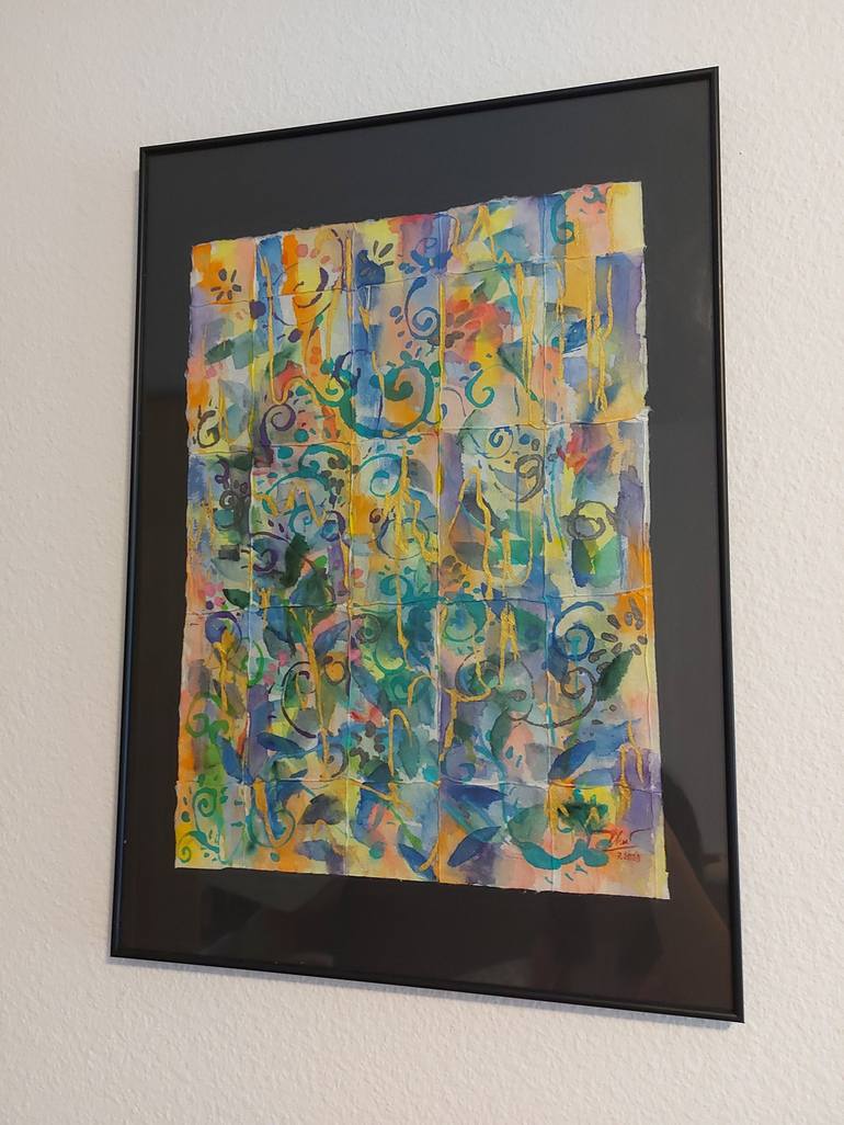 Original Abstract Painting by Thu Nguyen