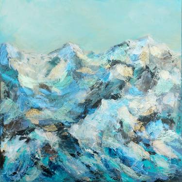 Original Abstract Landscape Paintings by Thu Nguyen