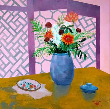Original Impressionism Still Life Paintings by Thu Nguyen