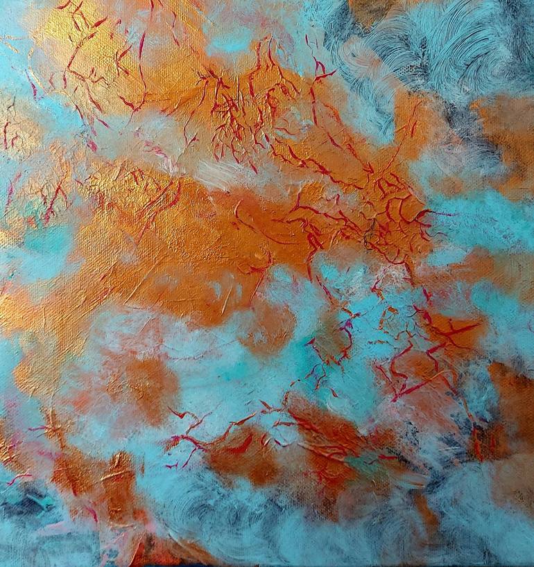 Original Abstract Painting by Thu Nguyen