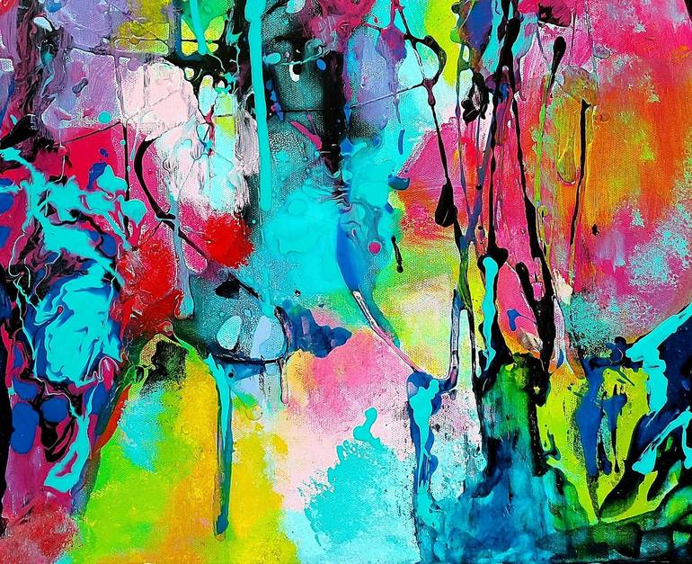 Original Abstract Painting by Thu Nguyen