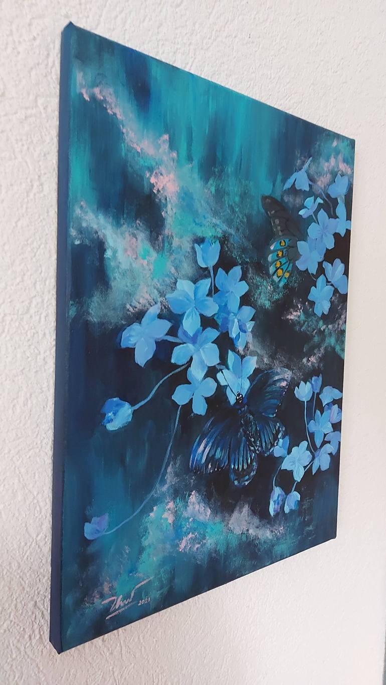 Original Nature Painting by Thu Nguyen