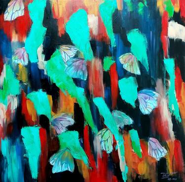 Original Abstract Nature Paintings by Thu Nguyen