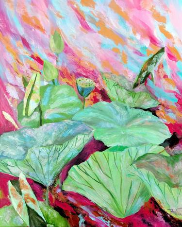Original Impressionism Nature Paintings by Thu Nguyen