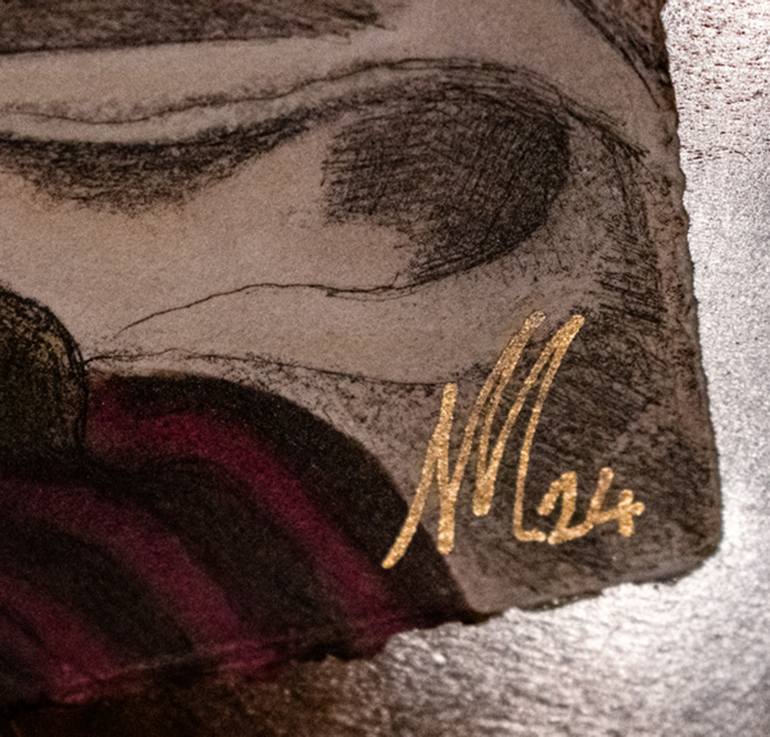 Original Contemporary Classical Mythology Mixed Media by Niki Mcqueen