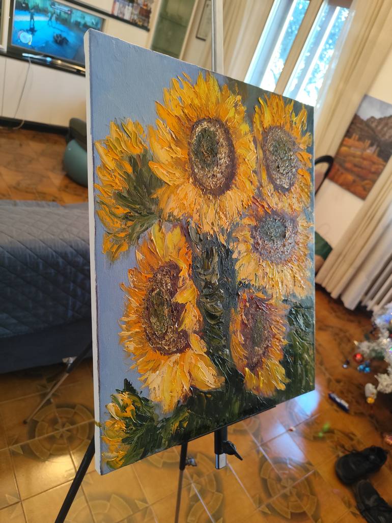 Original Impressionism Landscape Painting by Maria Galan