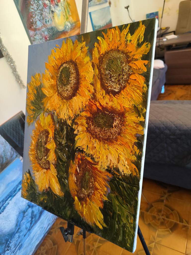 Original Impressionism Landscape Painting by Maria Galan