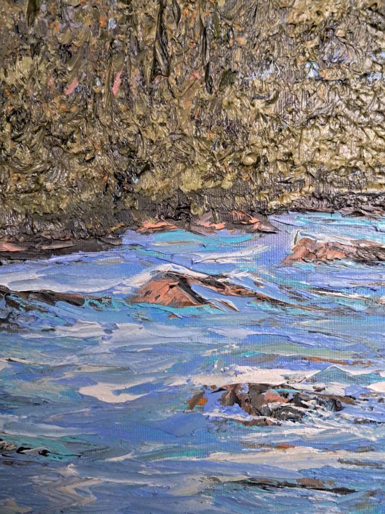Original Impressionism Landscape Painting by Maria Galan