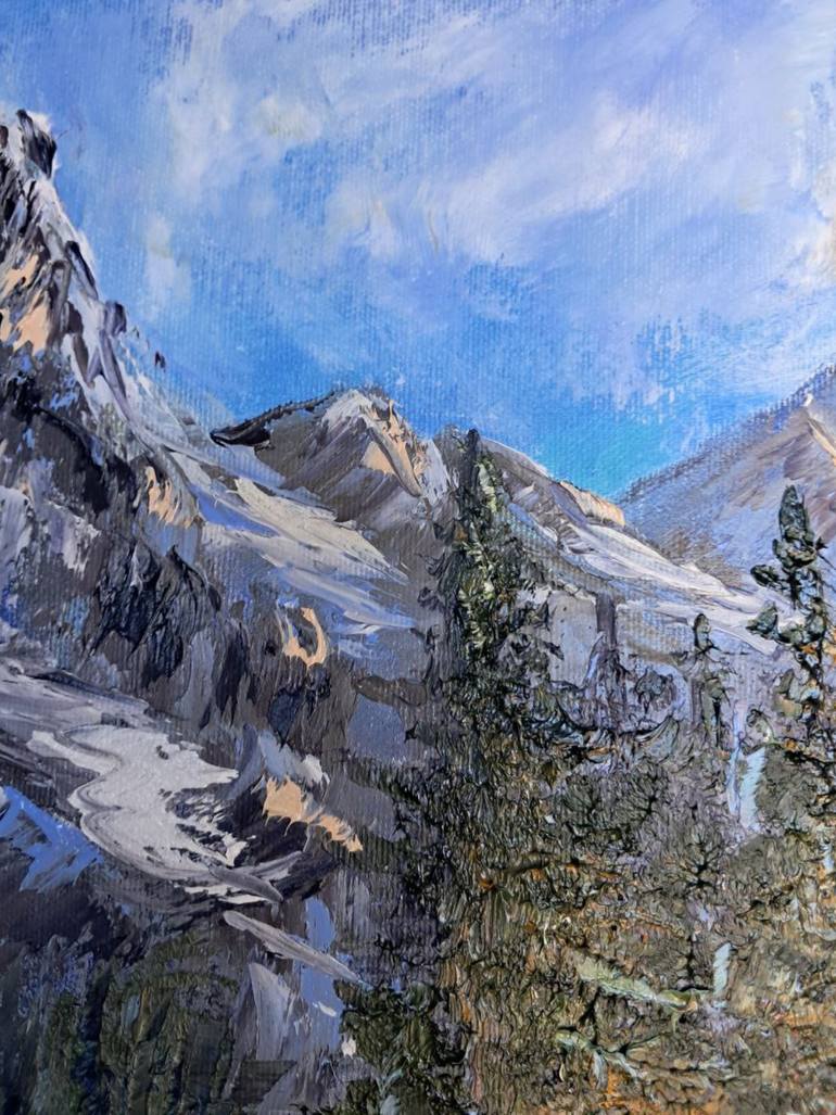 Original Impressionism Landscape Painting by Maria Galan