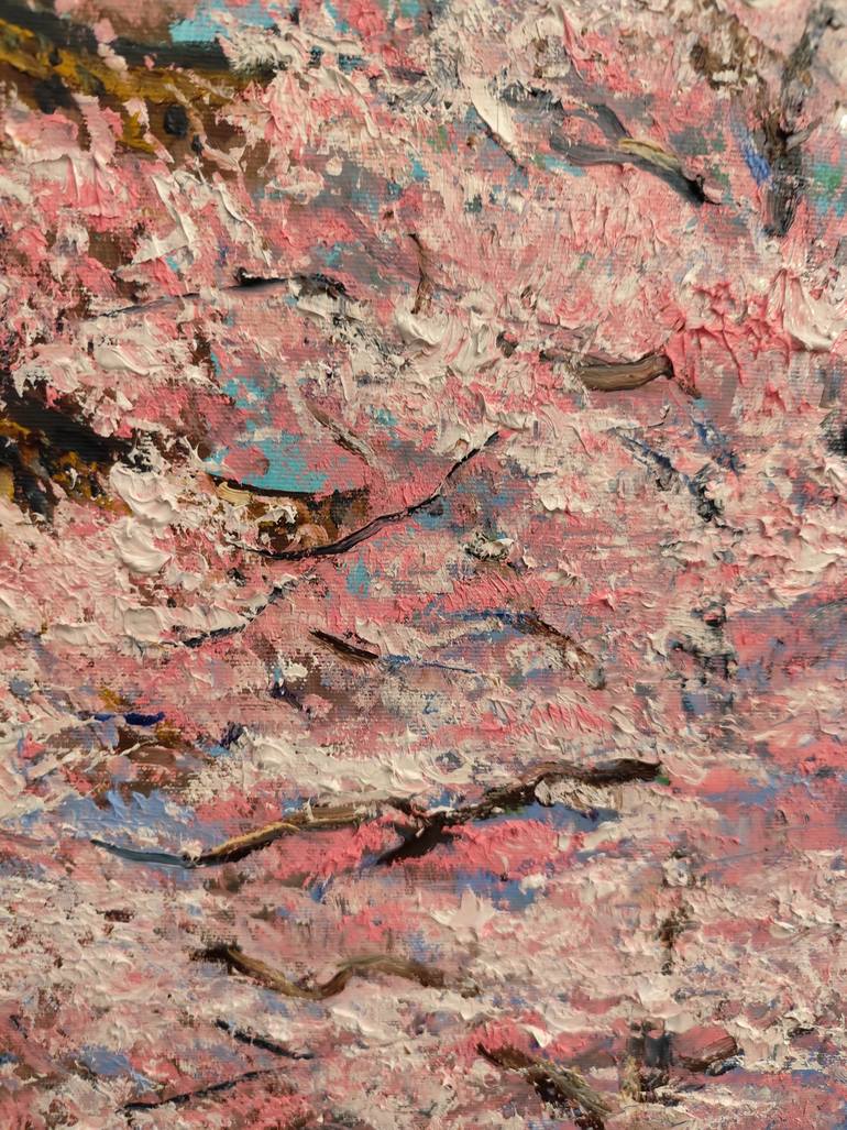 Original Impressionism Architecture Painting by Maria Galan